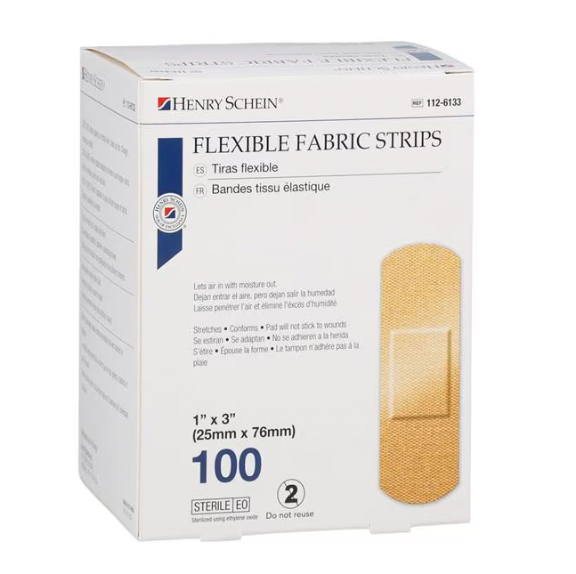 Adhesive Bandage Fabric 1x3"