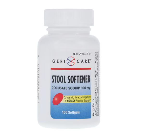 Docusate Sodium Softgels 100mg