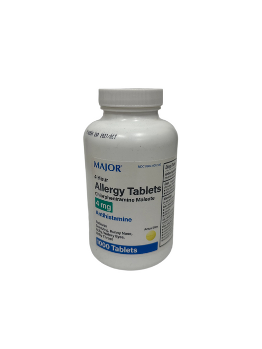 Chlorpheniramine Tablets 4mg